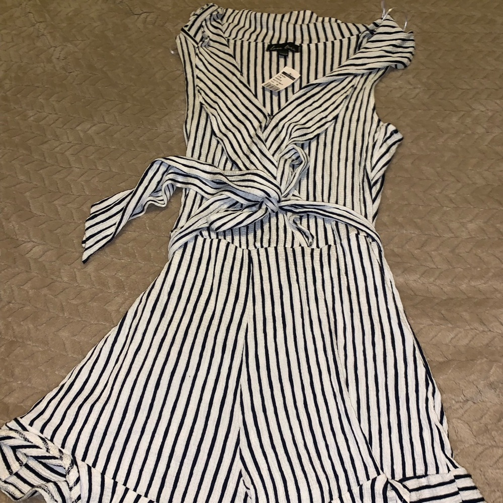 Striped romper